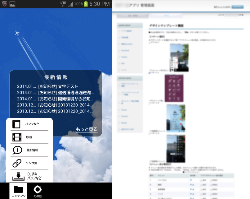 開発事業（Webアプリ、iPhone/Androidアプリ開発）